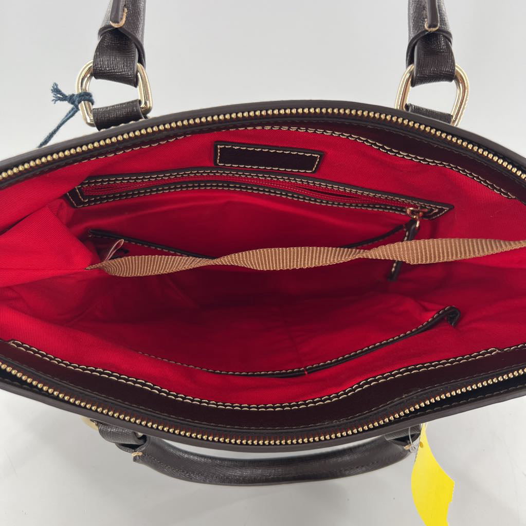 dual handle tote w/ crossbody strap