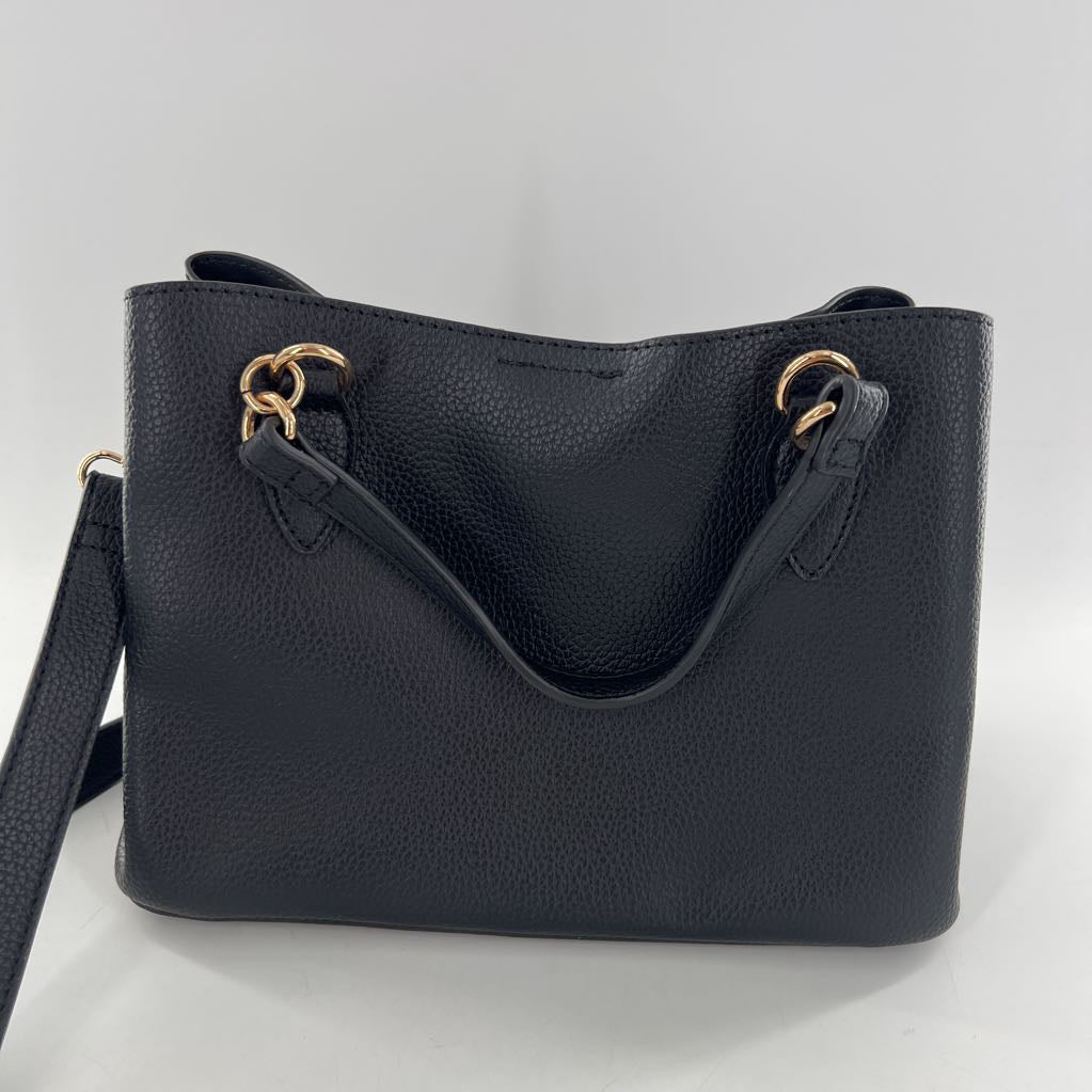 triple compartment satchel w/ scarf