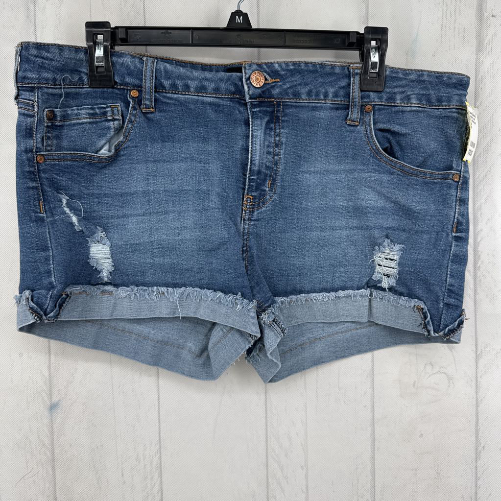 15 cuffed jean shorts