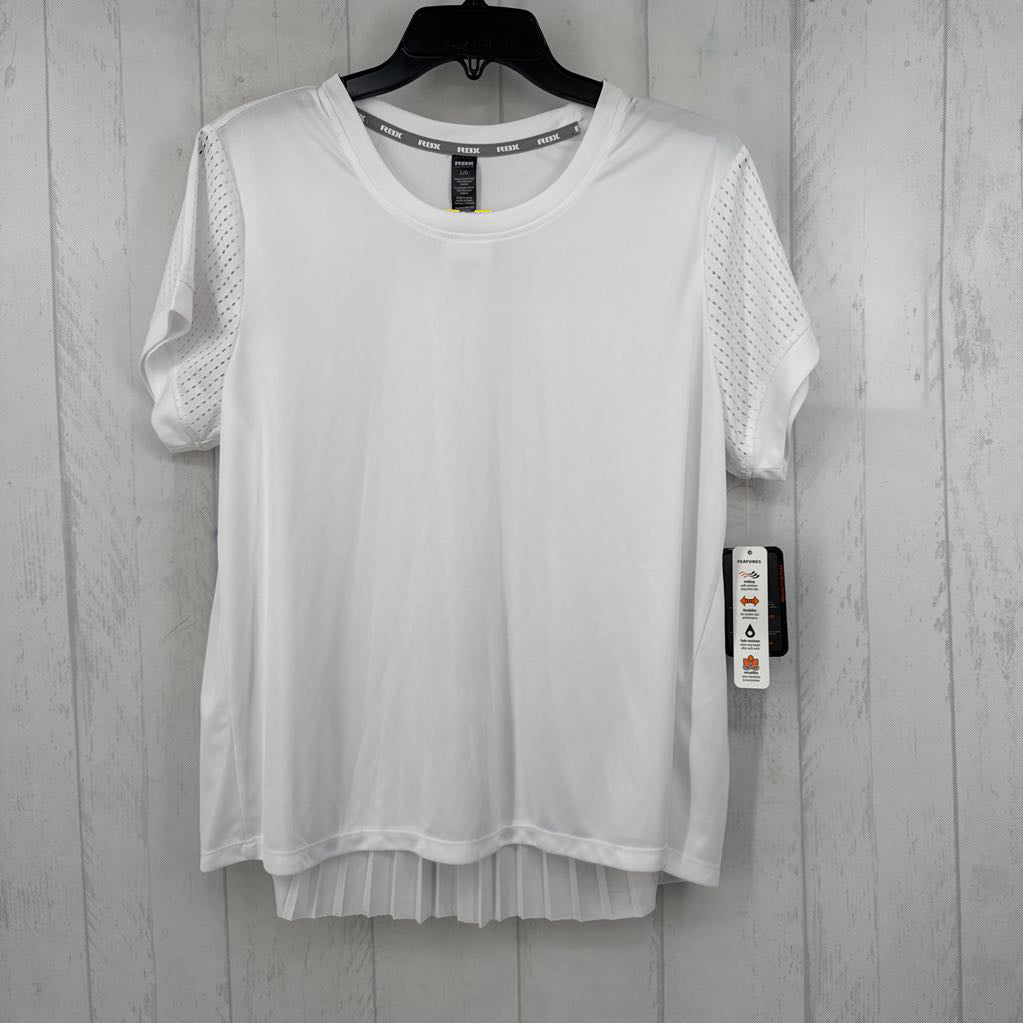 R38 L pleated back s/s tee