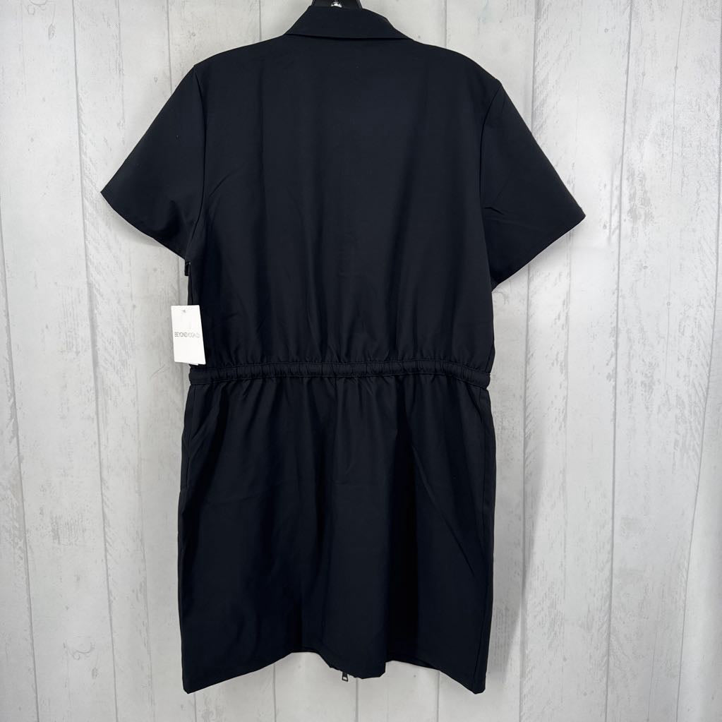 R128 M zip front s/s dress