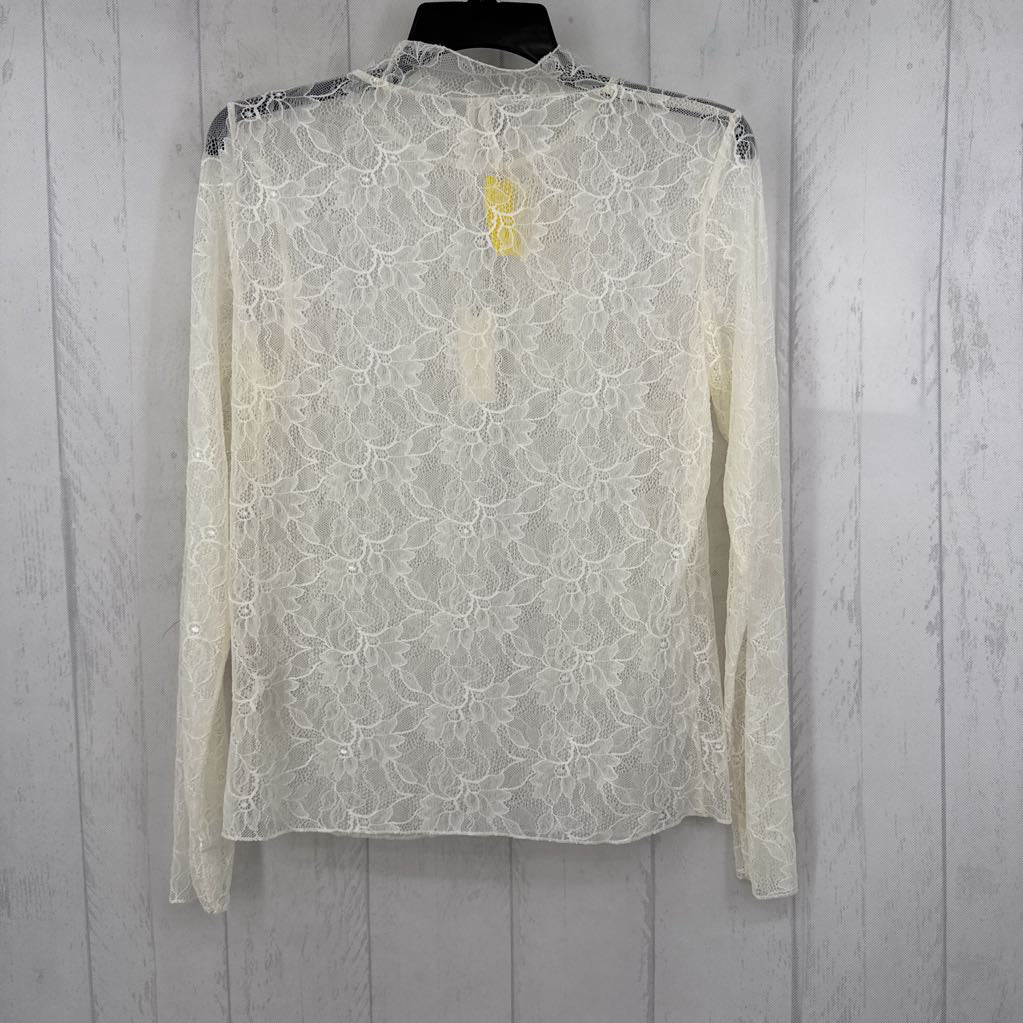 R68 M lace l/s top