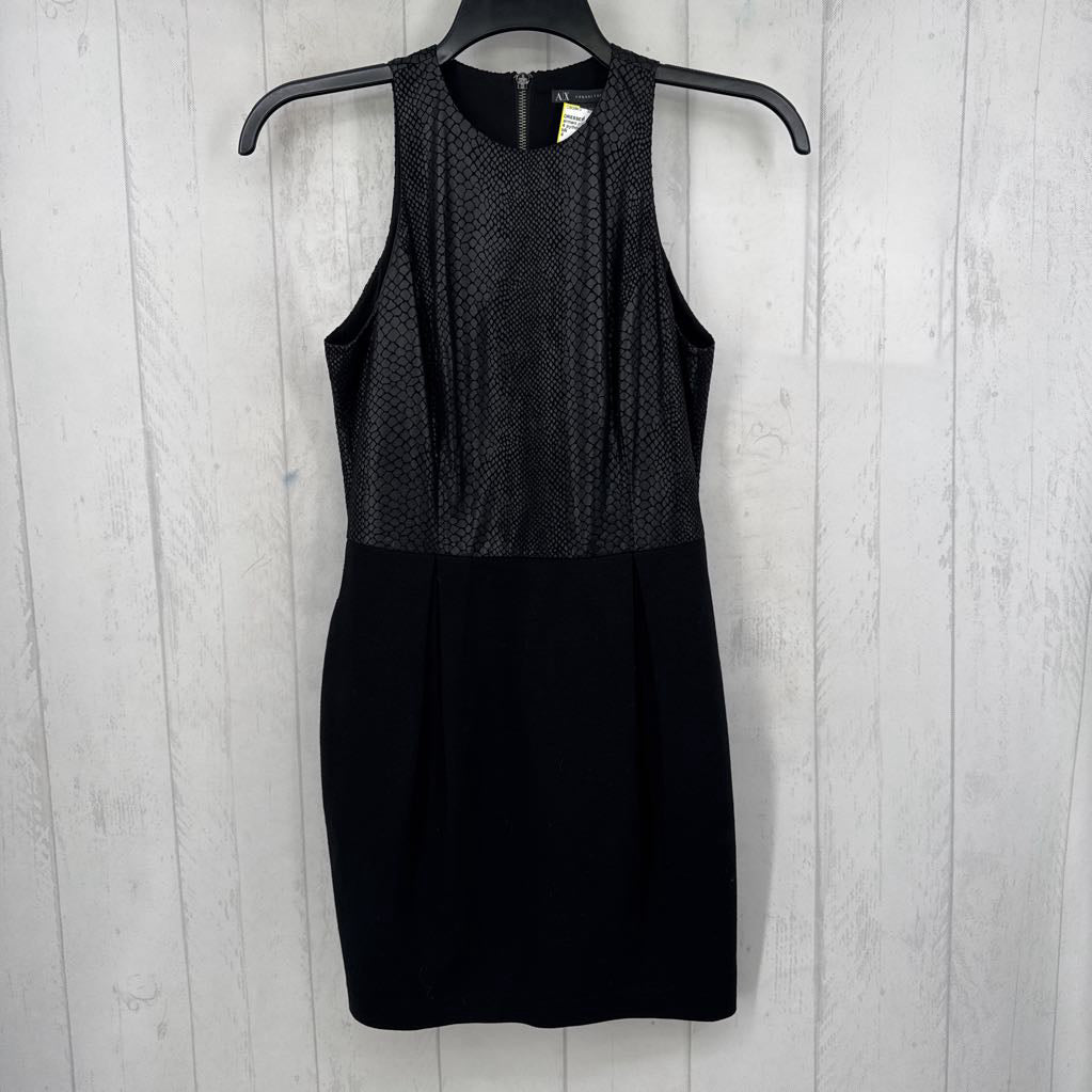 4 python embossed slvls dress