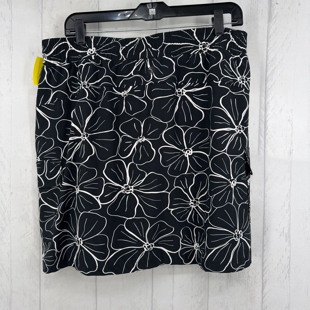 R84 L flo print skort