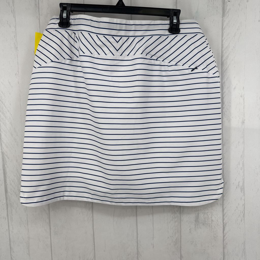 10 striped skort