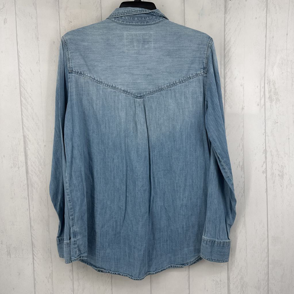 L l/s button denim shirt