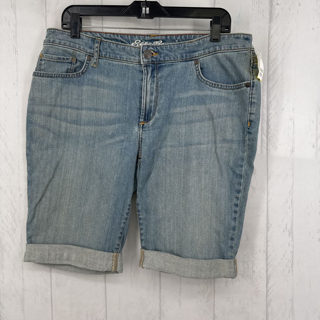 R40 12 denim bermuda shorts