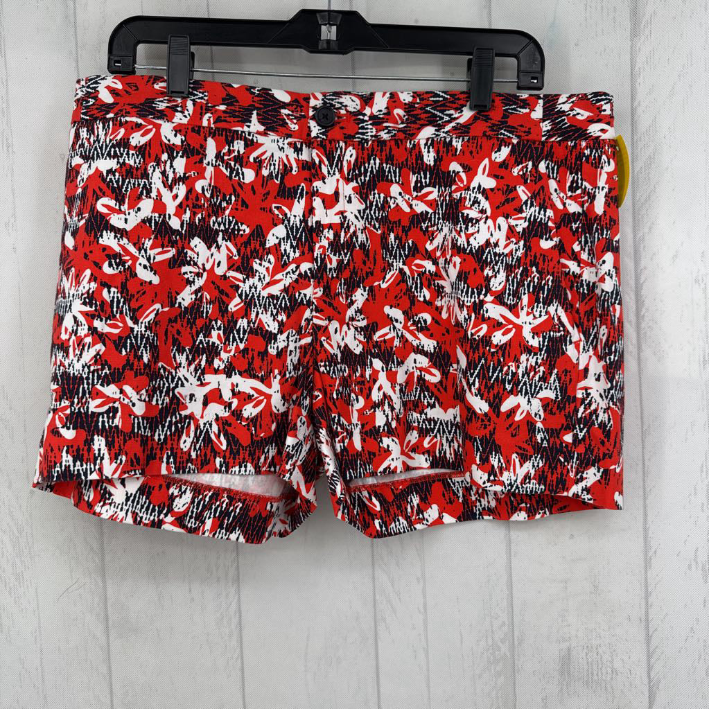 R45 14 printed twill shorts