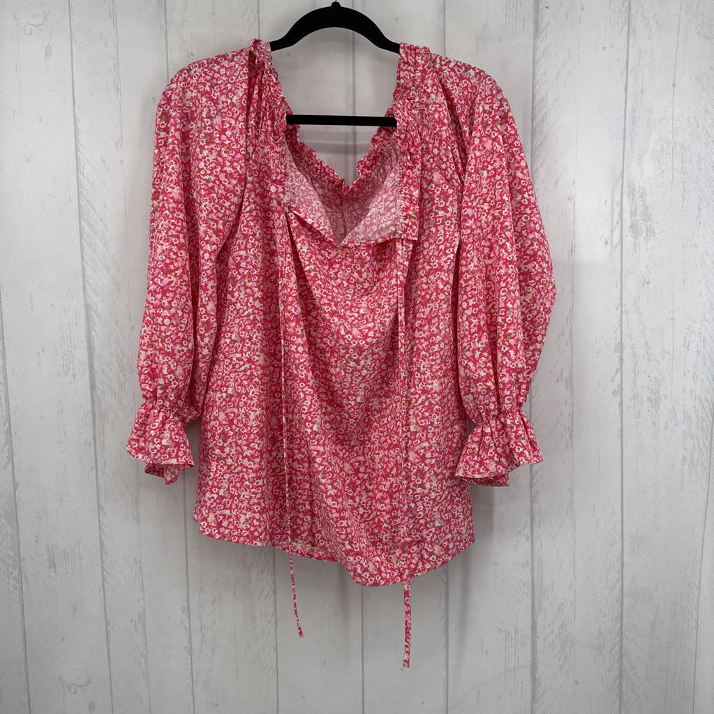 L l/s floral top