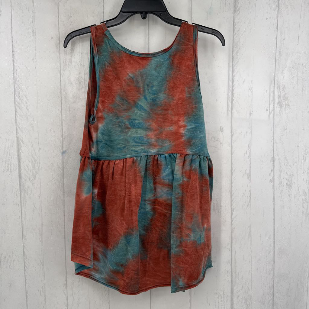 M tie-dye babydoll tank
