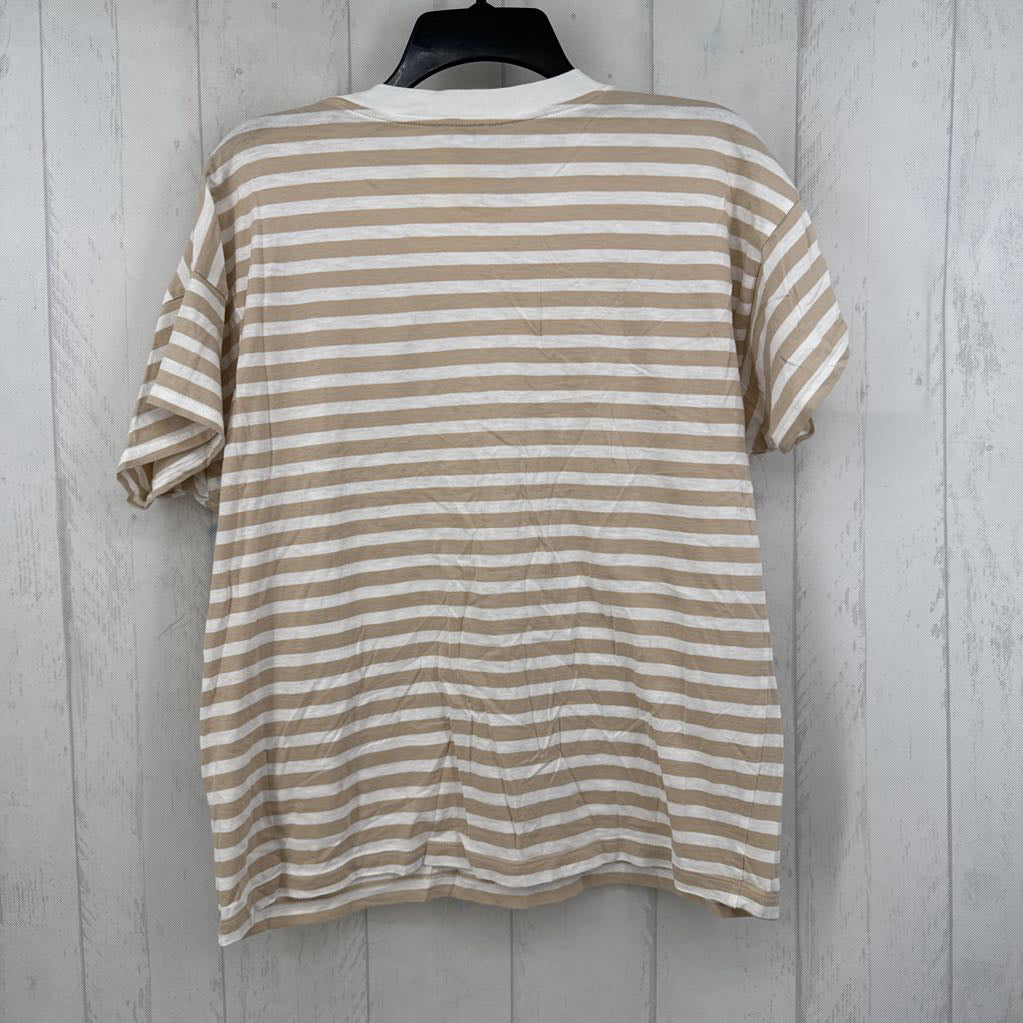 L striped s/s tee