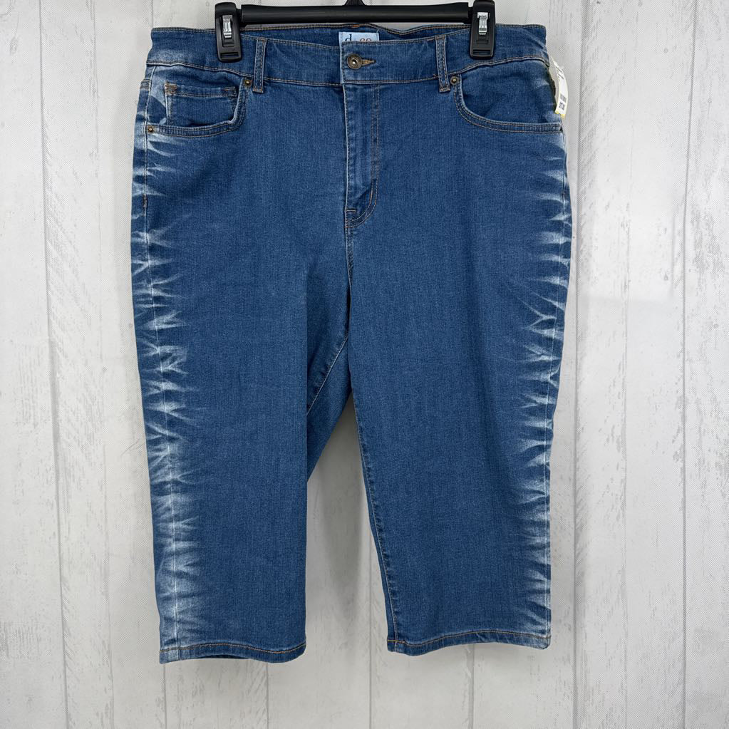 16 denim capris