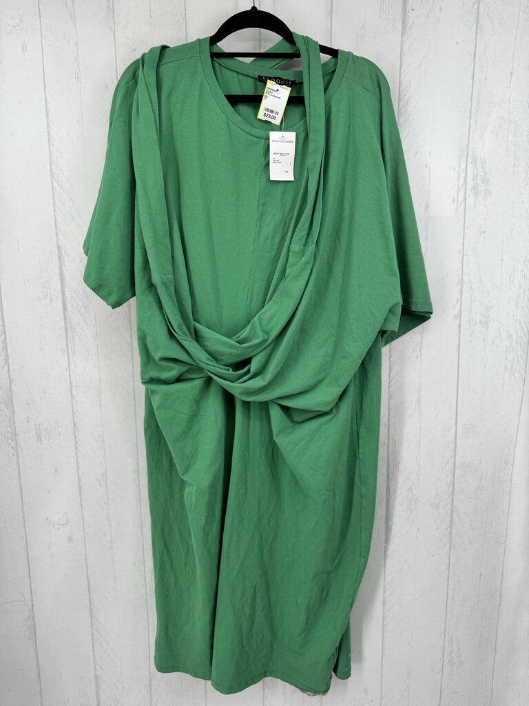 R78 crossover belted s/s dress