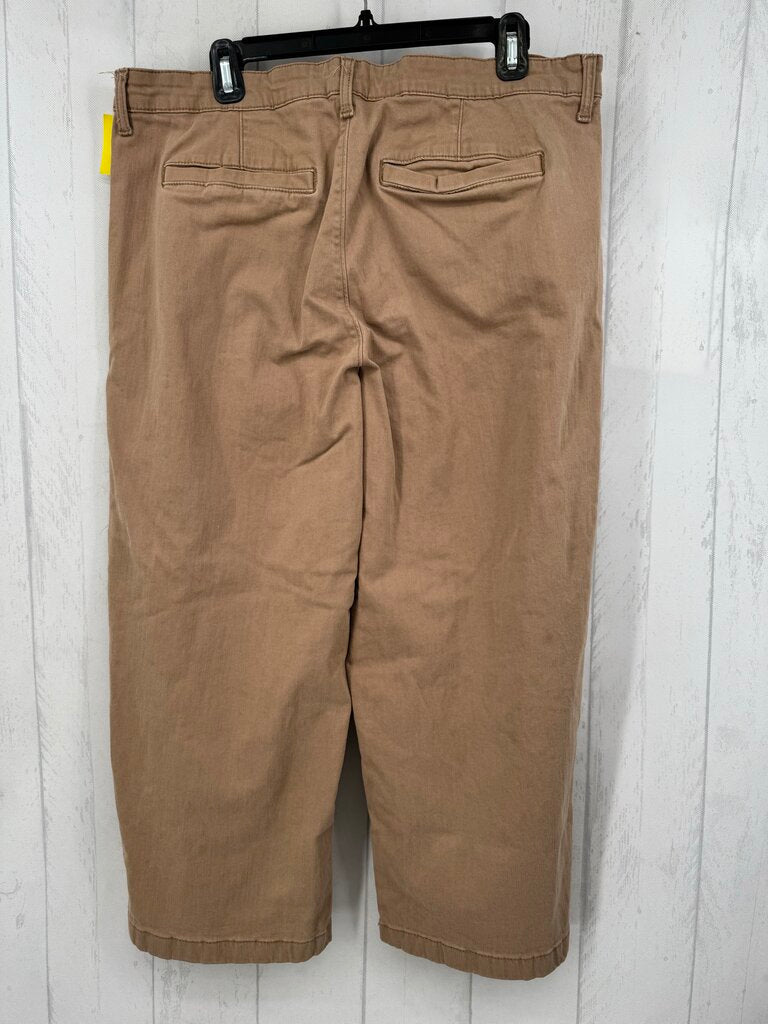 16 wide leg khaki pant