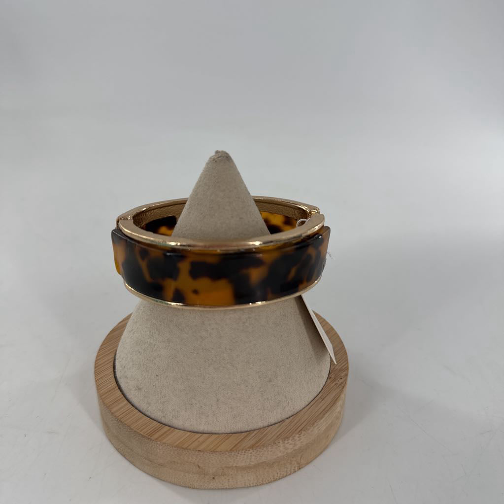 tortoise hinged bracelet