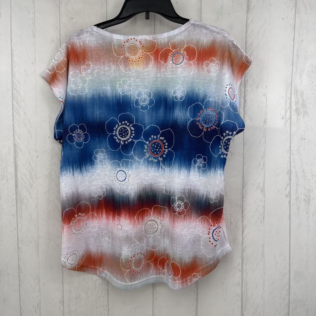 L flo embelished cap slv top