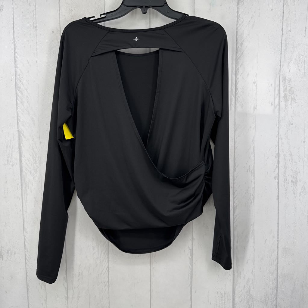 M/L open back l/s top