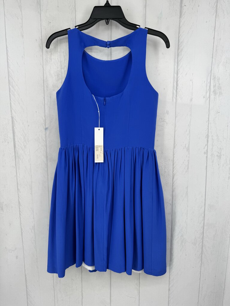 R210 M open back pleated bottom slvls dress