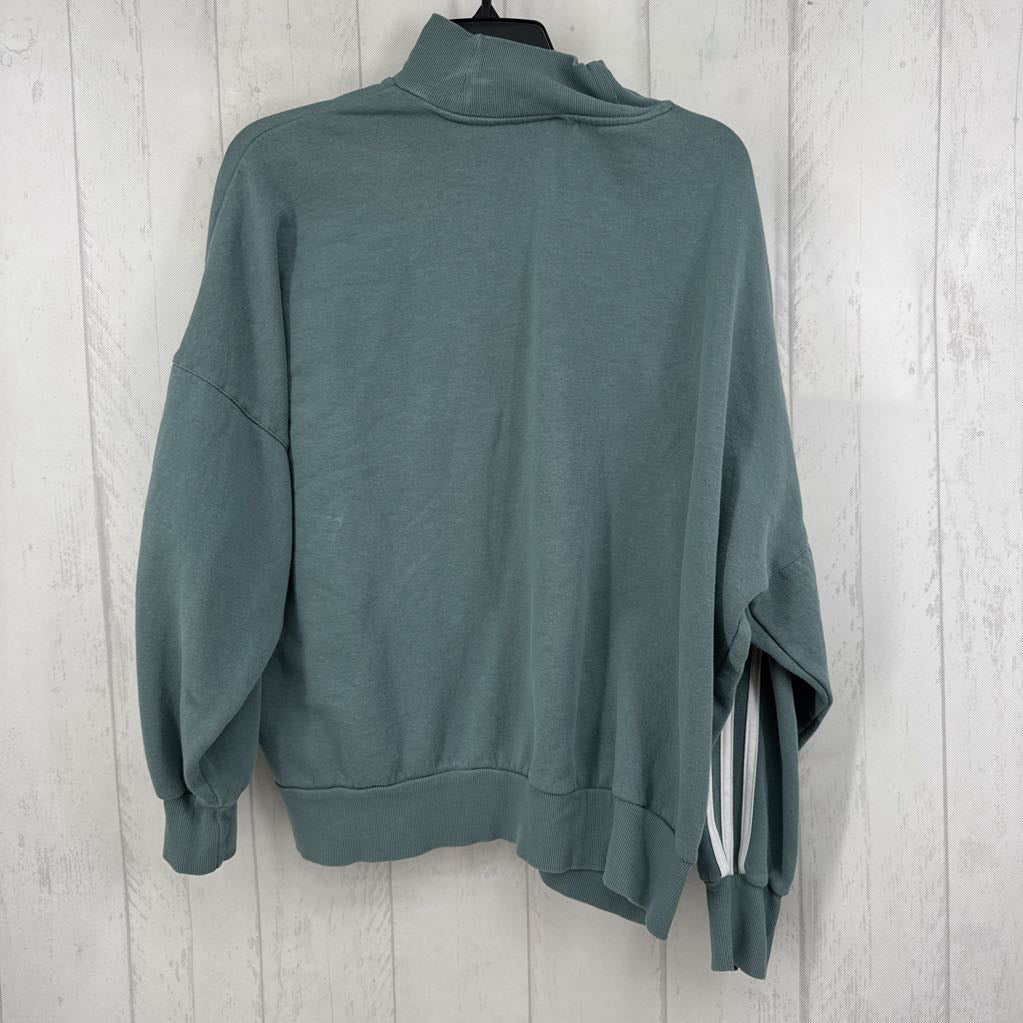 M mock-neck sweatshirt