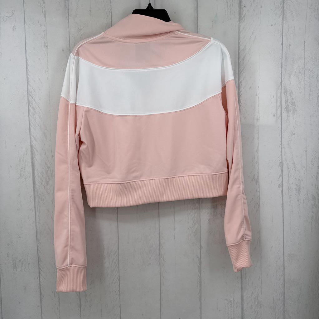 M crop zip-up hoodie