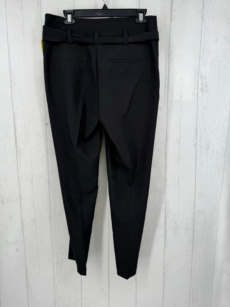 6 belted straight leg trouser