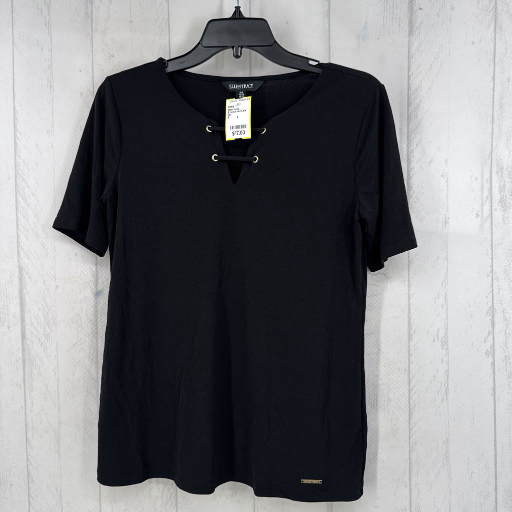 S notch neck s/s tee