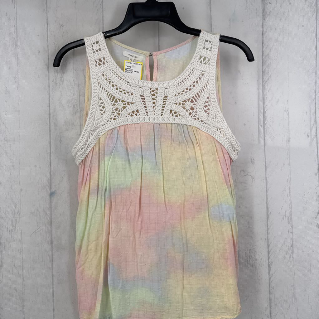 M crochet tie-dye tank