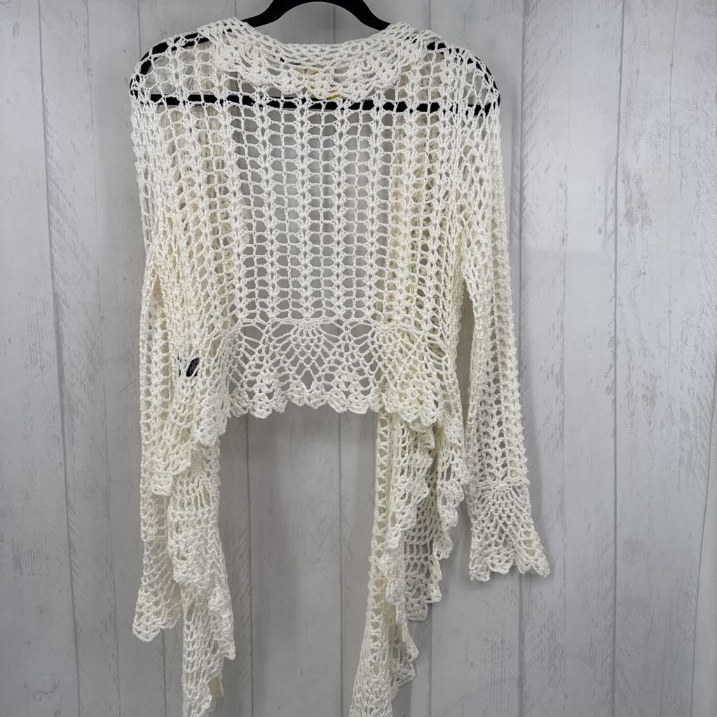 S crochet flowy cardi