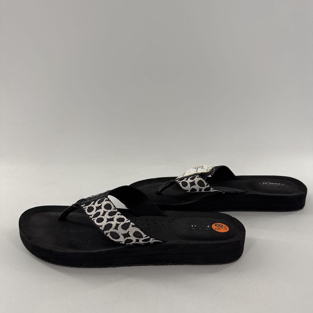 9.5 signature logo flip-flops