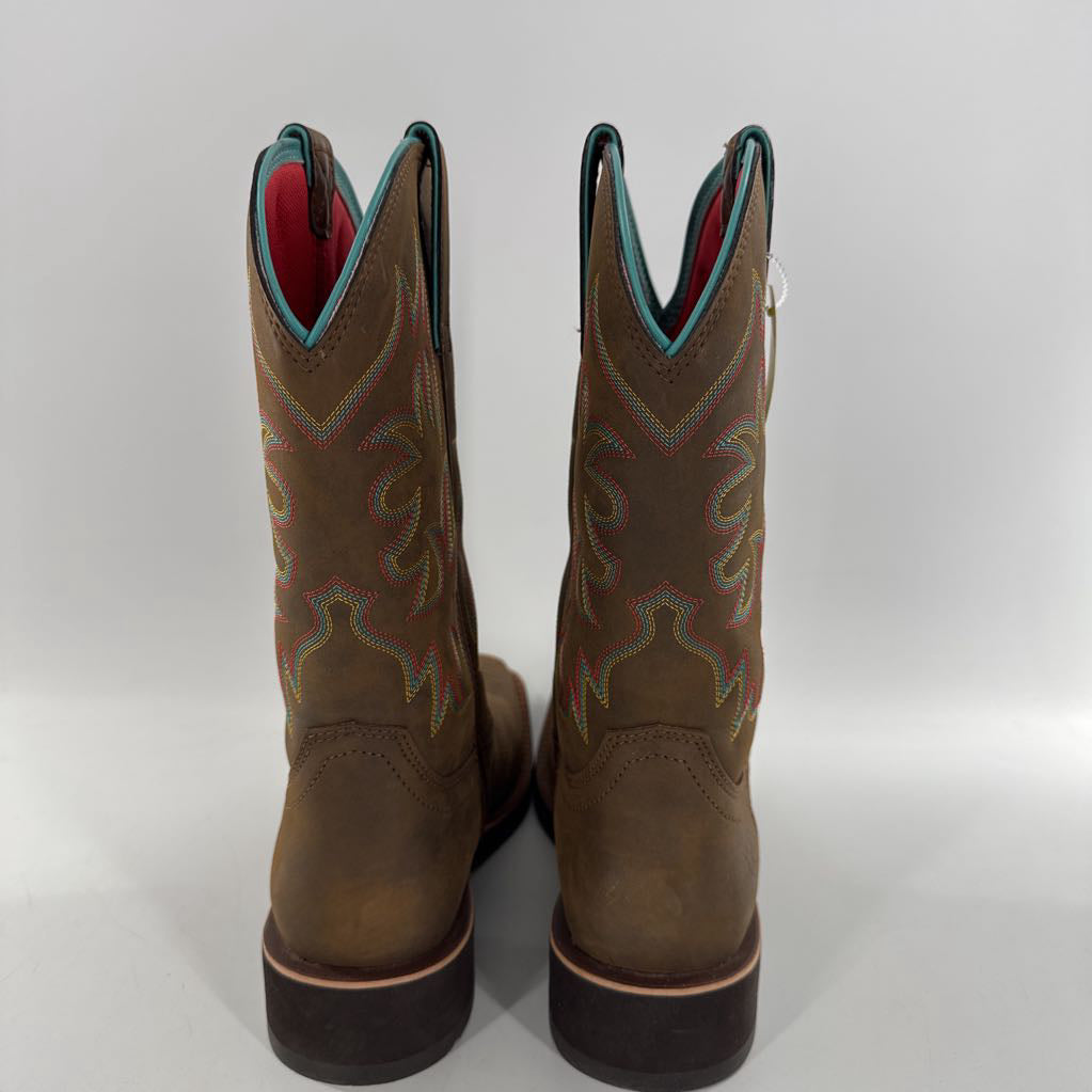 10 square toe cowboy boots