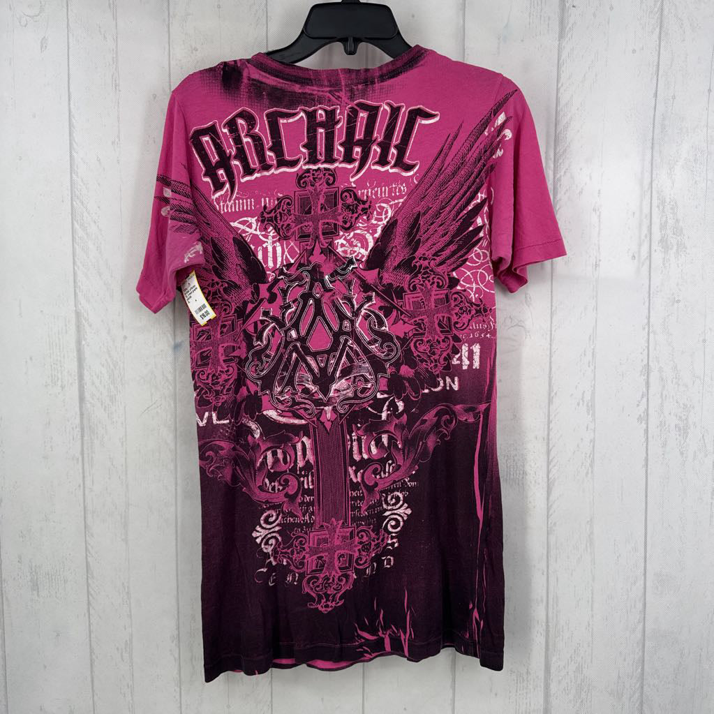 XL v-neck graphic s/s tee