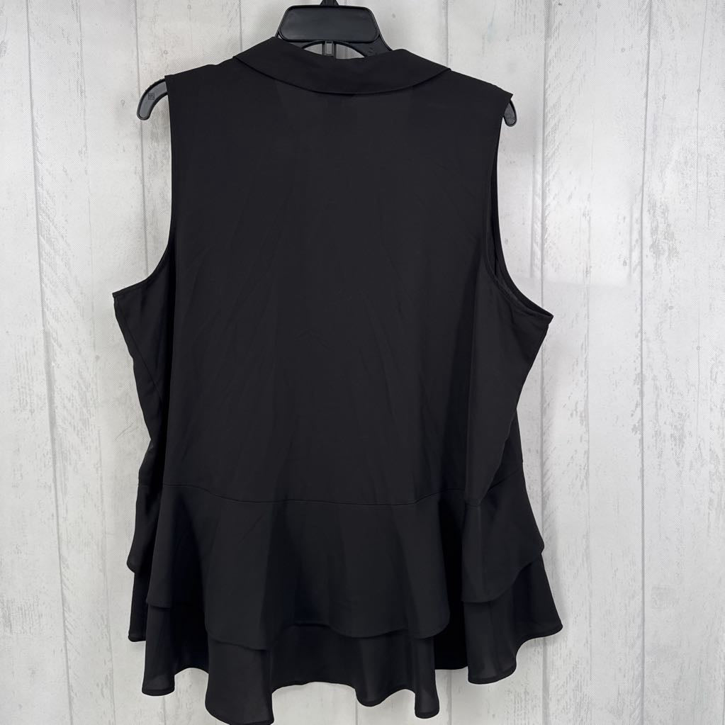XL slvls button down peplum top