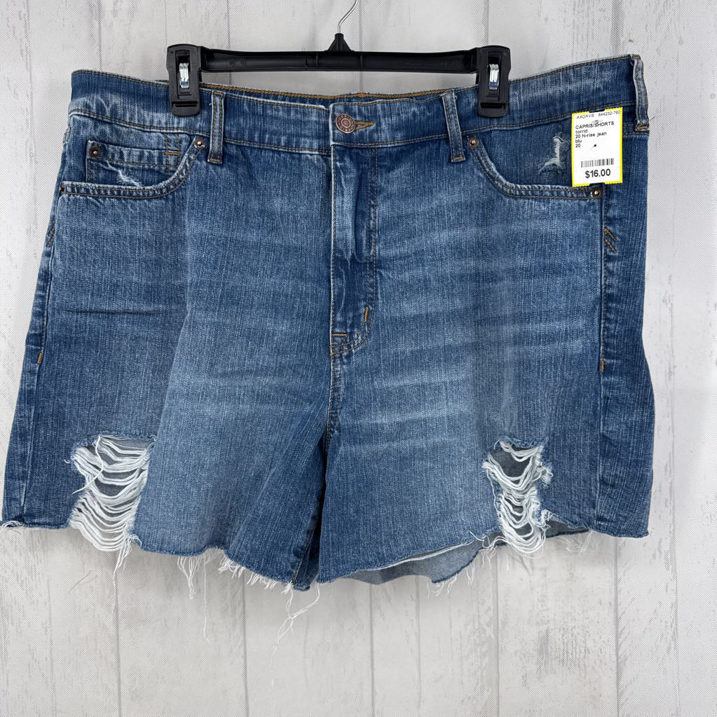 20 hi-rise jean short