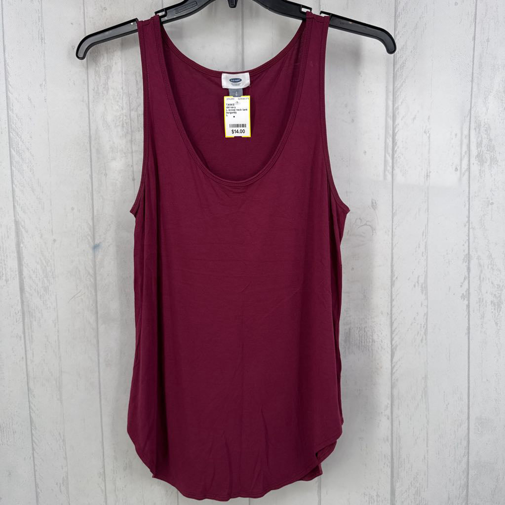 L scoop neck tank