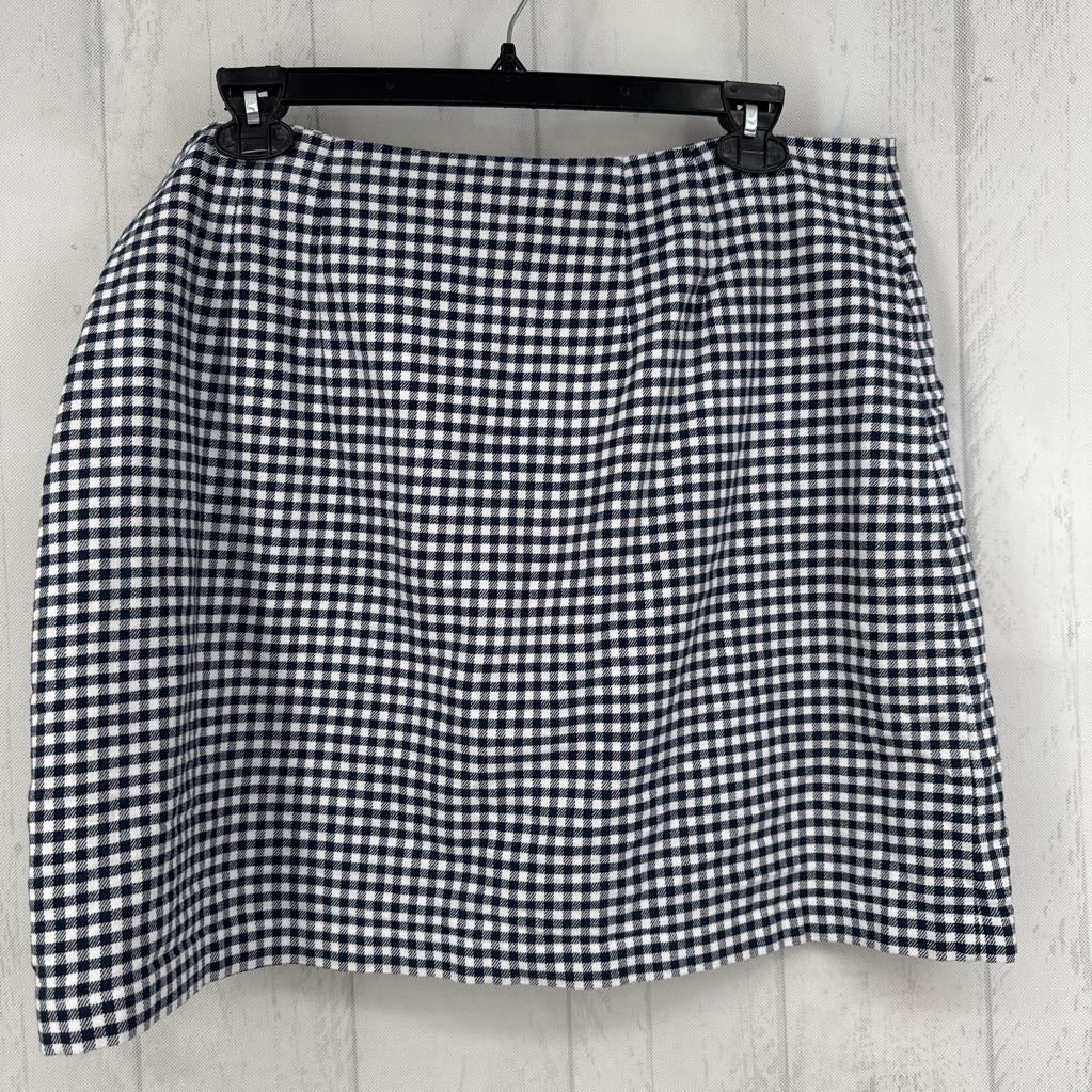 12 checkered mini skirt