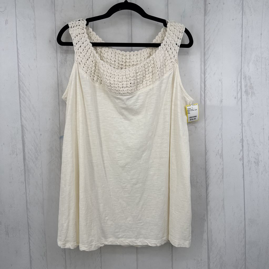 18/20 crochet tank