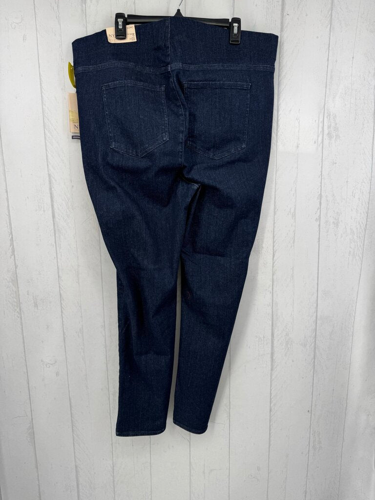 2x pull-on slim bootcut jeans
