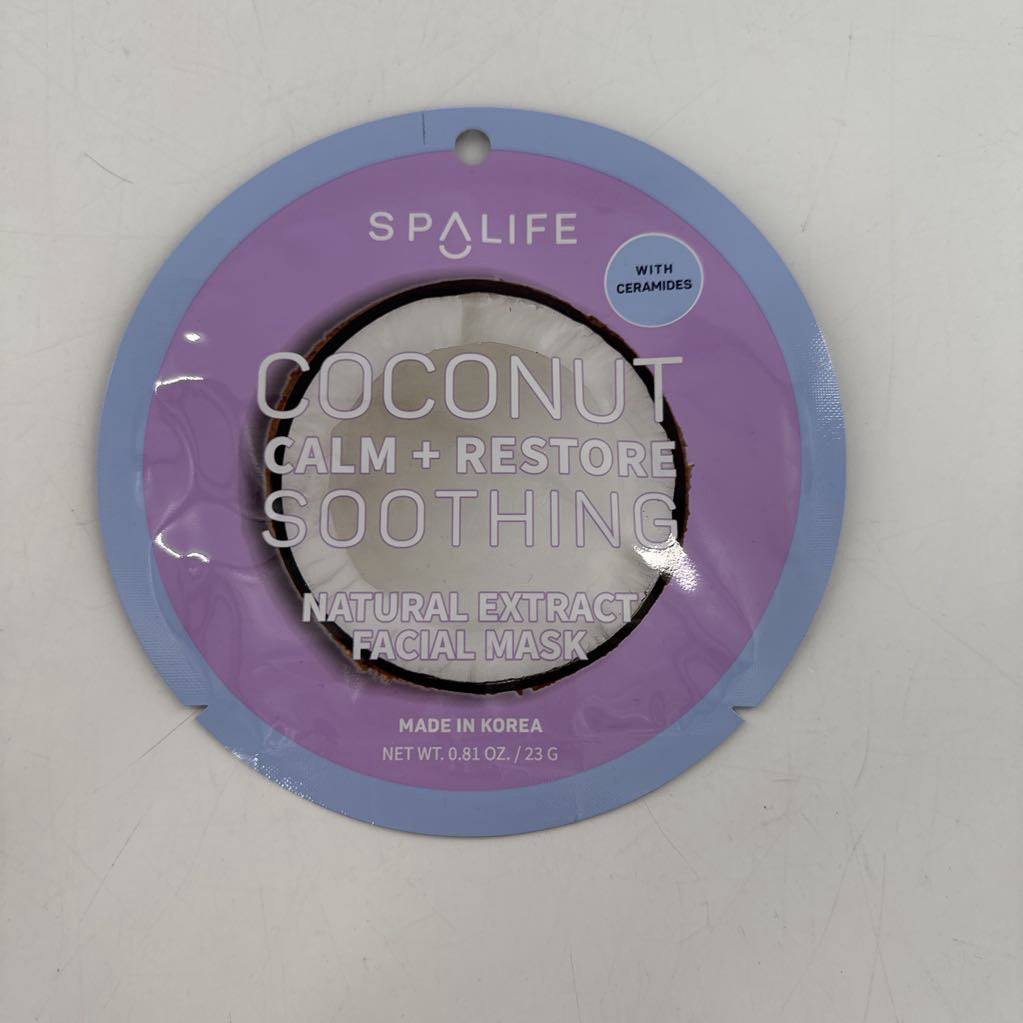 coconut natural extract facial mask