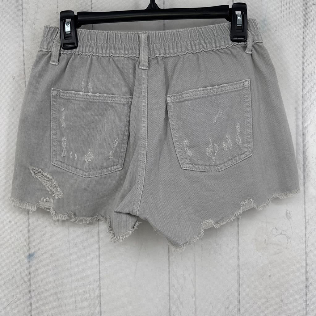 XS pull-on cutoff jean shorts
