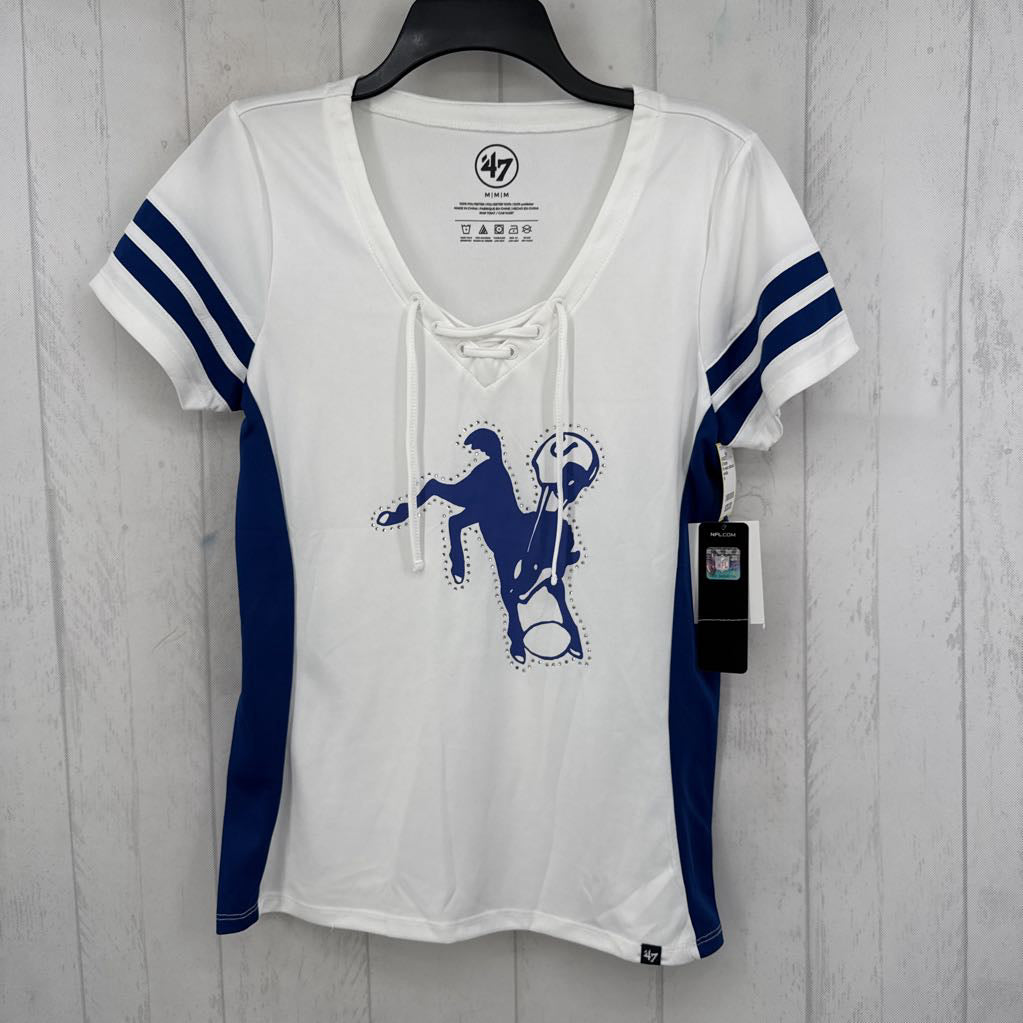M v-neck colts s/s tee