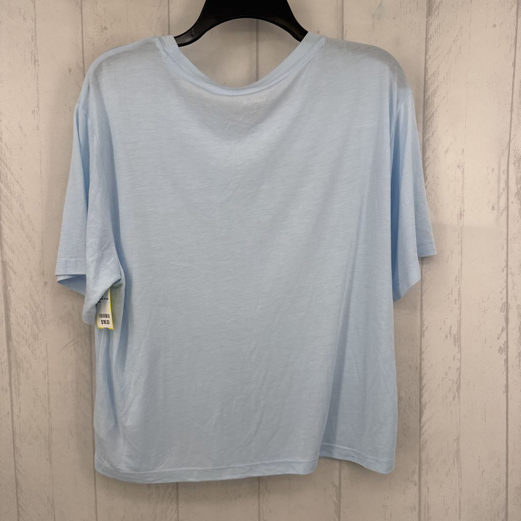 L graphic s/s tee-sunset beach