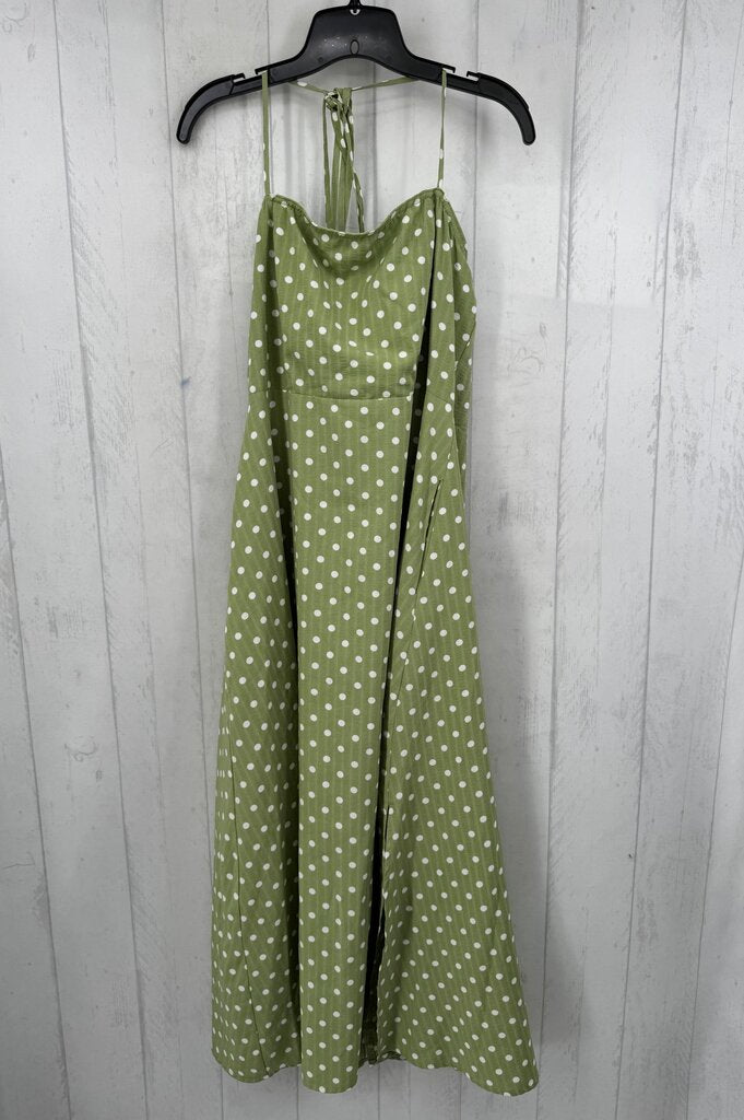 L polka dot slvls dress