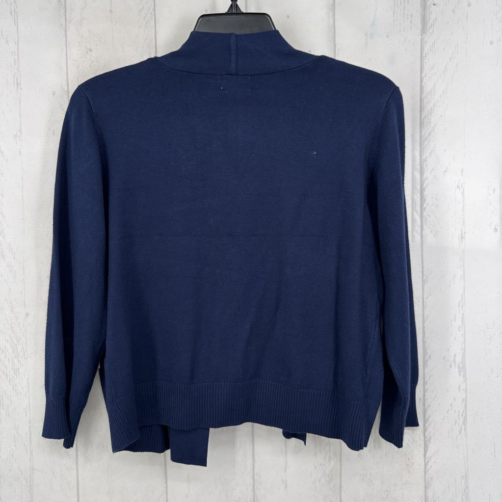L open front 3/4 slv cardi