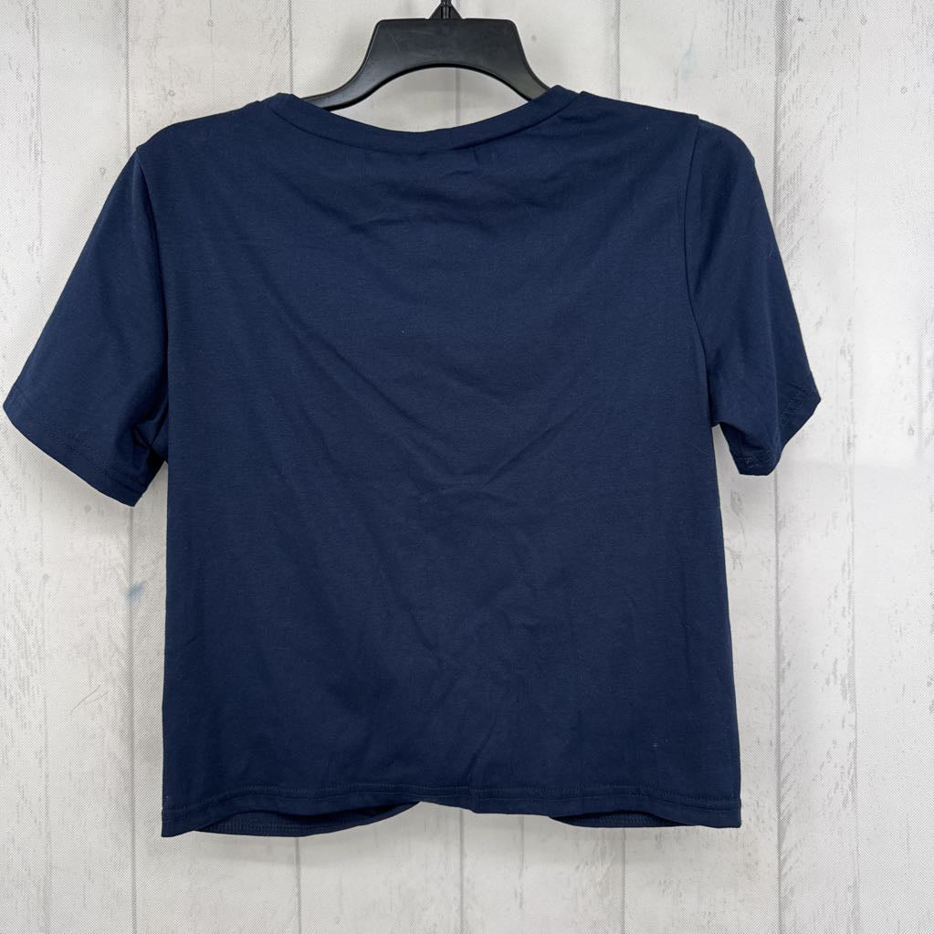 M gathered hem s/s tee