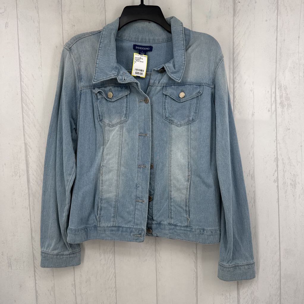 L denim jacket