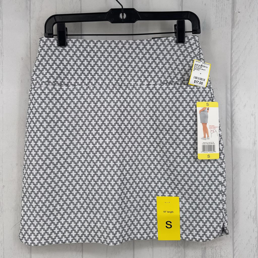 S printed skort