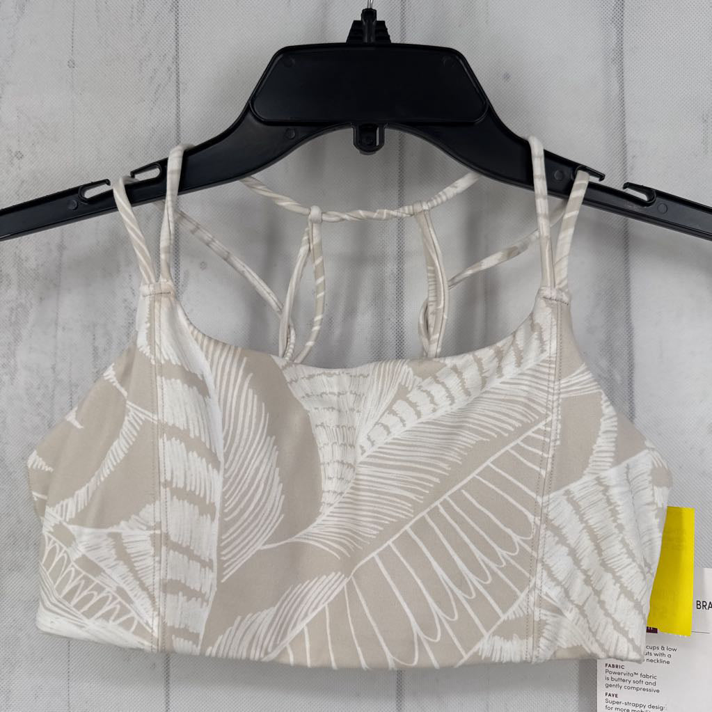 R35 XS printed sports bra