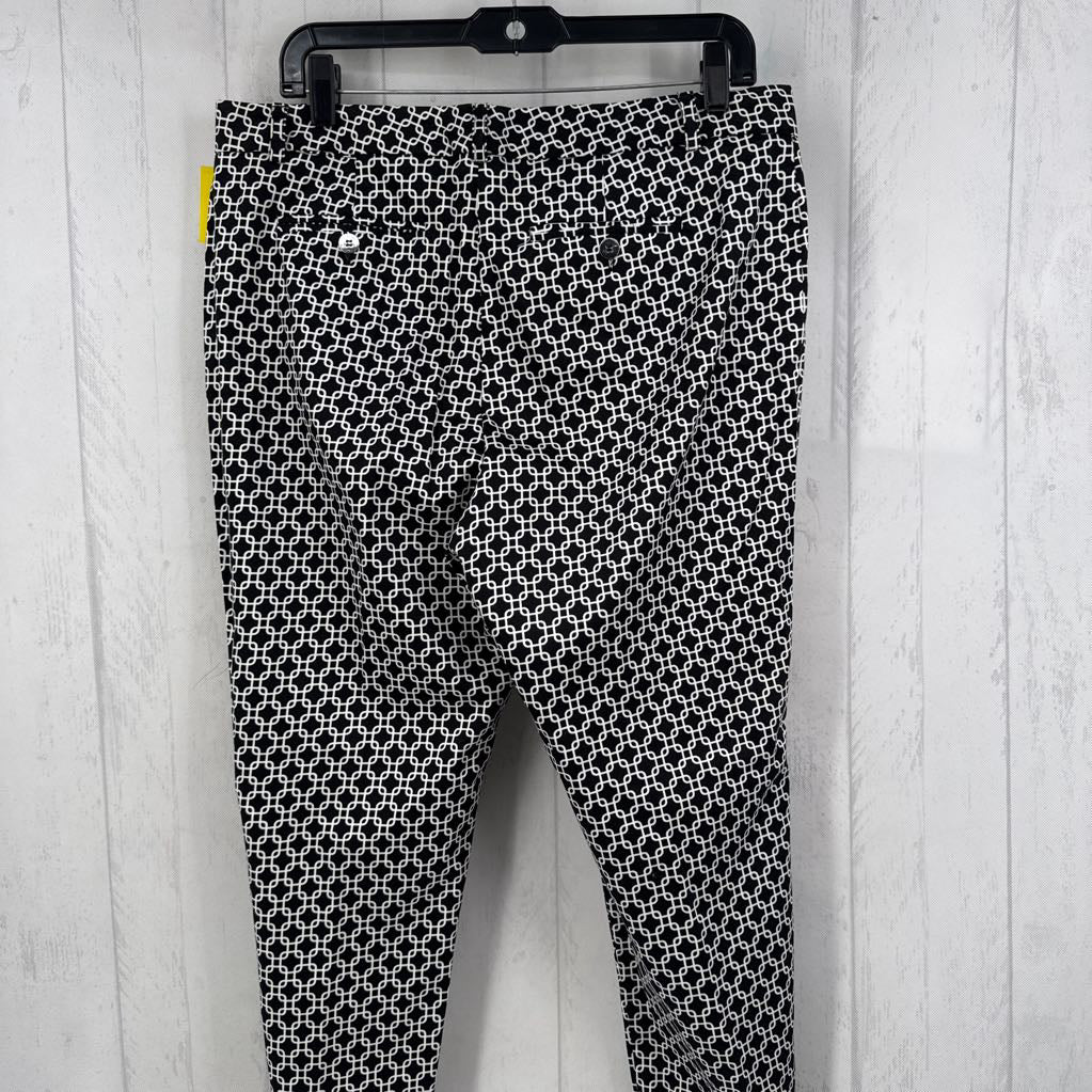 12 printed straight leg pant