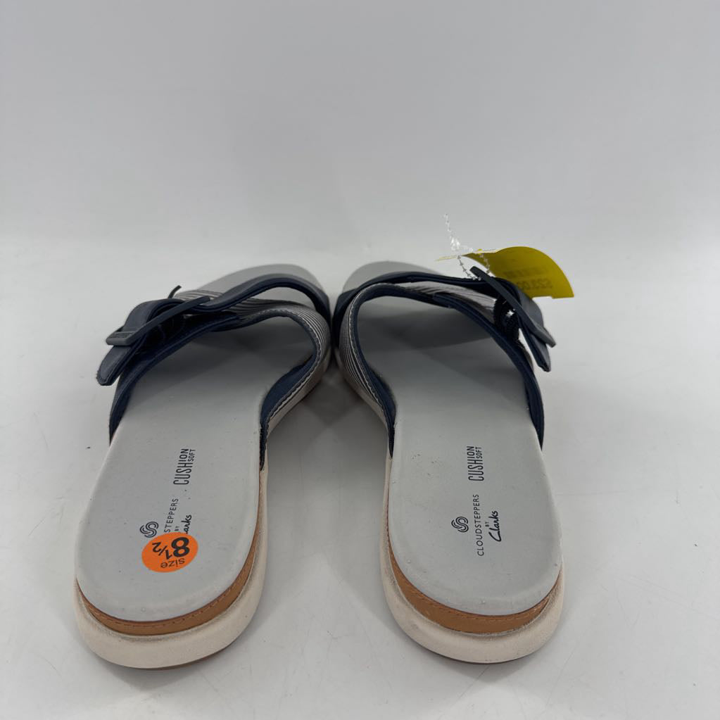 8.5 cushion criss-cross buckle sandal