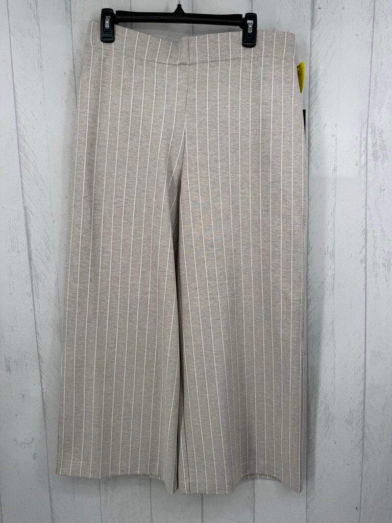 XL striped pull-on wide leg pant